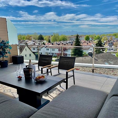 Penthouse Apartment Mit Alpenblick Friedrichshafen Eksteriør bilde